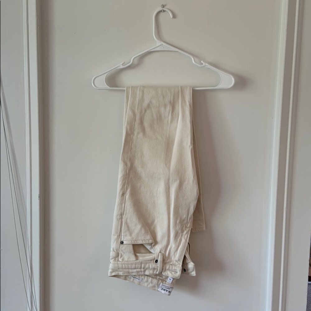 Frame Ivory Jeans 31 waist, 32 length